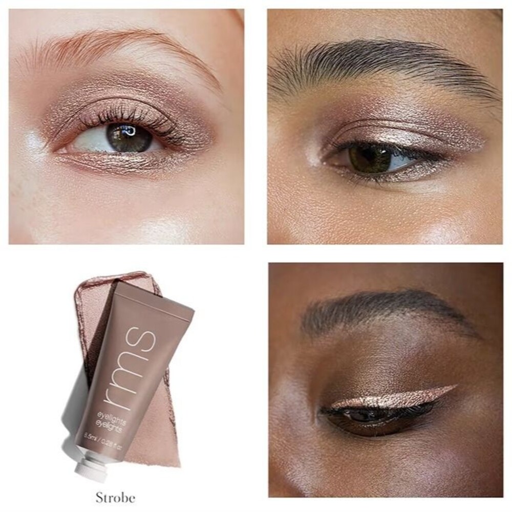 Lot of Two RMS Beauty Eyelights Cream Eyeshadow Strobe Cashmere Matte Wildflower - Picture 5 of 11